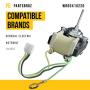 WR60X10220 Refrigerator Condenser Fan Motor by PartsBroz - Compatible Hotpoint, GE Home Improvement Part - Replaces AP4298602 AH1766247 EA1766247 PS1766247 - Lifetime Tested Electric Motor for Kitchen