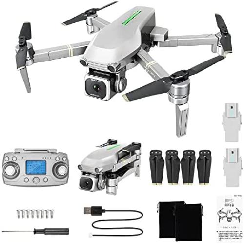 SKYTEEY Foldable GPS Drone with 4K UHD Camera for Adults, Quadcopter with 4 Brushless Motor, Auto Return Home, Follow Me, Grade 7 Strong Wind Resistance, Long Control Range
