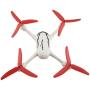 Upgraded Propellers Three Blades Main Blade Propeller Motors with Metal Gears for Hubsan H502E H502S Drone Replacement CCW CW RC Quadcopter Spare Parts Set (Red)