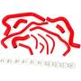 Fit Toyota MR2 MK1 AW11 Chassis 84-89 4A-GE Engines Manual Transmissions Silicone Radiator Coolant Hose Kit (Red)
