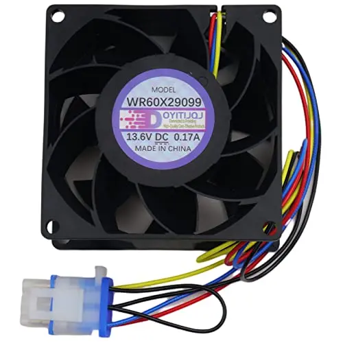 WR60X29099 Newly Upgraded Refrigerator Evaporator Fan Motor, Fresh Food Fan Motor Compatible with GE refrigerators, Replacement DAZB0838RCM WR49X25197 WR60X20880 WR60X35205 WR60X24723 WR60X26281