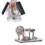 Sunnytech Mini Solar Vertical Mendocino Motor Magnetic Levitating Educational Model Hot Air Stirling Engine Motor Model Educational Toy QZ08A-SC001