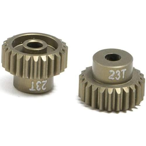 Vehicles-OCS Aluminum Alloy Durable 18T-30T Replacement Drift Motor Pinion Gears Hardcoated Hole Model Parts Hobby RC Car Teeth Vehicles-OCS - (Color: 23T)