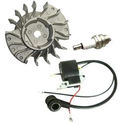NAVARME Engine Ignition Coil Module Flywheel Spark Plug for STIHL 021 023 025 MS210 MS230 MS250 Chainsaws Engine Motor
