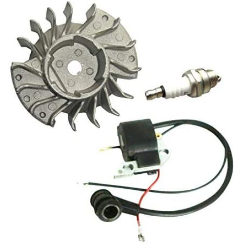 NAVARME Engine Ignition Coil Module Flywheel Spark Plug for STIHL 021 023 025 MS210 MS230 MS250 Chainsaws Engine Motor