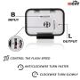 12V Speed Adjustable 2 Pin LED Electronic Flasher Relay for Motorcycle Turn Signal Direct Replacement Universal Hazard Warn Hyper Flash Relay (Black,2pcs)