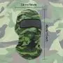 2 Pieces Bandana Face Hat for Outdoor Motorcycle Ski Mask Winter Sun Camouflage Face Cover for Sports Windproof Dustproof