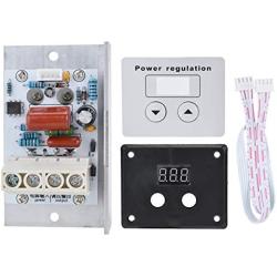 SCR Voltage Controller, 10000W SCR High Power Electronic Voltage Regulator Module Speed Control Dimmer Thermostat AC 220V 80A