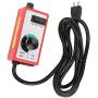 120v Governor Router, Red Variable Vent Fan Speed Adjuster, Inline Duct Fan Variable Speed Controller Motor Rheostat