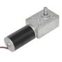 AZSSMUK DC Worm Gear Motor 12V 35RPM Self-Locking Reversed Mini Turbine Geared Carbon Brush Motor Speed Adjustable Low Noise
