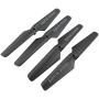 Upgraded Spare Parts Motor Main Blade Propellers Motors Replacement Propellers for Syma X5 X5C X5S X5SC X5SW RC Quadcopter Mini Drone Toy (Black)