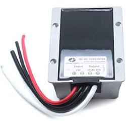 Dasunny DC 24V to DC 13.8V Converter Voltage Regulator 40A Step-Down Power Supply Circuit Module Adapter for Auto Car Truck Vehicle Boat Solar System Electric Motor, WG-24S13R840