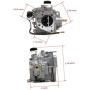 The ROP Shop | Carburetor Assembly for 19 HP Gardner CH620-0030, Loftin CH620-3076 Kohler Motor