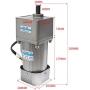 Bemonoc High Torque AC Motor 110V 50/60HZ 54 RPM Variable Speed Gear Reducer Motor 200Watts Output Shaft Dia 18mm