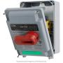 Leviton MS4X-302 30 Amp, 600 VAC, 2-Pole, Non-Fused Manual Motor Starter, Suitable as Motor Disconnect,, Type 4X Thermoplastic Enclosure, IP67-Watertight