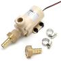 Keaiduoa 12V Solar Submersible Hot Water Pump Circulation 212° F High Pressure Brushless Motor