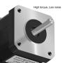 Usongshine Nema 17 Stepper Motor 42BYGH 1.8 Degree 38MM 1.5A 42 Motor (17HS4401S) 42N.cm (60oz.in) 4-Lead with 1m Cable for DIY CNC 3D Printer