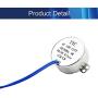 Jutagoss Synchronous Motor,TYC-50 Double Flat Shaft Direction CW/CCW, 4 Watt AC 110V 30-36 RMP, 1 Pcs