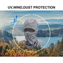 Little Donkey Andy Balaclava Face Mask UV Protection for Men Women Sun Hood Ski Motorcycle Running Riding