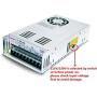 400W 70V DC Switch Power Supply Transformer Adapter 115V/230V AC Regulated Switching Converter for LED lights,displays,CNC Foaming Milling Cutting Plasma Engraver Machine/Servo Motor (400W 70V)