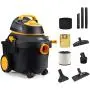 Shop-Vac 4 Gallon 5.5 Peak HP Wet/Dry Utility Vacuum with SVX2 Motor Technology, 3 in 1 Function Portable Shop Vacuum with Cart, Attachments, 5914000