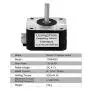 Usongshine Nema 17 Stepper Motor Bipolar Step Motor for Titan Extruder 3D Printer 4.1V 1A 13Ncm (18.4oz.in) 4 Lead 1.8 Deg with 1m Cable (17HS4023)