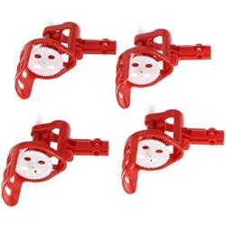 Upgraded Motor Base Crash Pack Replacement Spare Parts for Syma X5 X5C X5C-1 X5A Motors Base Red 4 Pcs