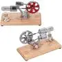 Stirling Engine Model Kit, Simple to Operate Stainless Steel Smoother Operation Zinc Alloy Multi Purpose Stirling Engine Motor Toy