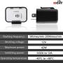 12V Speed Adjustable 2 Pin LED Electronic Flasher Relay for Motorcycle Turn Signal Direct Replacement Universal Hazard Warn Hyper Flash Relay (Black,2pcs)