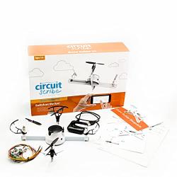 Circuit Scribe Drone Builder Kit for Kids | Build Your Own Drone with Camera | With Conductive Ink Pen, Motors, Propellers, Free iOS/Android Controller App, Battery-Operated Drone Hub
