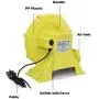 Costzon Air Blower, 735W Bounce House Blower, Pump Fan Commercial Inflatable Bouncer Blower, Air Blower for Inflatables, Perfect for Inflatable Bounce House, Jumper, Bouncy Castle (735 Watt 1.0HP)
