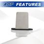 ADP HVAC Blower Motor Resistor Compatible with Nissan, Infiniti Vehicles - Rogue Pathfinder Sentra Maxima Titan NV1500 NV2500 NV3500 G20 I30 JX35 Q45 QX4 QX60 - Replace # 27761-4BA0A, 27226-70T03