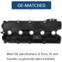X AUTOHAUX 07K103469L Car Engine Valve Cover Replacement for Volkswagen Jetta 2005-2014 2.5L