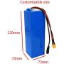 Jieoto 36V 12Ah 10S 4P E-Bike Lithium Battery Pack for 750W 500W 350W 250W 200W Motor for Electric Tricycles Electric Tools Power Wheelchairs Electric Scooters with Charger