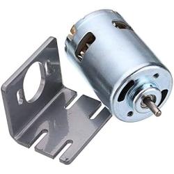 Nuojie Electronic Components Motor 12-24V 13000/26000rpm 885 High Speed DC Motor/Motor Bracket Large Torque Ball Bearing Motor Motor Frame (Speed(RPM) : Motor)