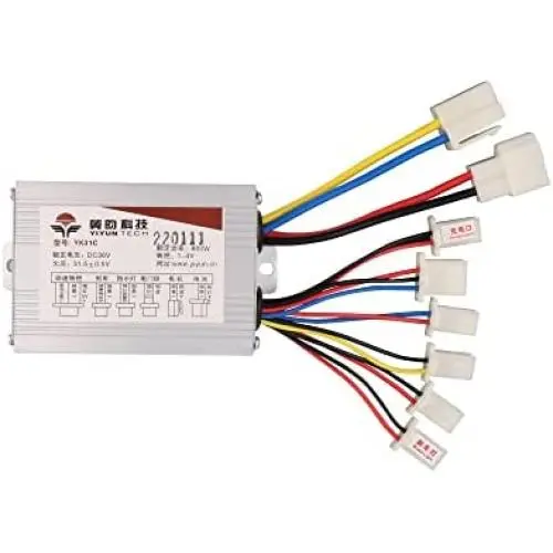 WOOSTAR Motorcycle Speed Controller 36V 800W Replacement for Electrical Scooter E Bike Bicycle Tricycle Brush