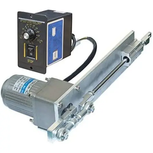 BEMONOC Professional DIY Design AC 110V Reciprocating Motor Stroke 70mm Electric Linear Actuator High Speed 450RPM & 15 Watts AC Speed Controller Kits for DIY Hobbies