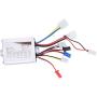 Alomejor 24V 500W Electric Scooter Brushed Speed Controller with Long Wire Throttle Grip Motor Controller Set for Electric Bike Scooter Tricycles