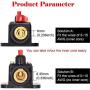 2 Piece 125A Circuit Breaker 12V with Manual Reset,125 amp Inline Fuse Holder for Car Audio, Marine Boat, Stereo Switch and Solar Inverter System