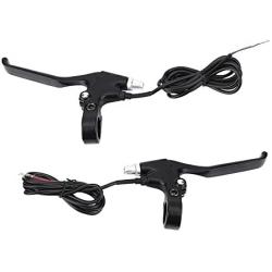 Brake Lever Set ,1 Pair Durable 2 Wires Left & Right E-Bike Electric Brake Lever Replacement Part