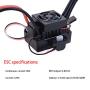 3650 3100KV Brushless Motor and 60A ESC Combo Set/Waterproof sensorless kit/Output 5.8V/3A/for 1/10 Remote Control car Truck Off-Road Vehicle