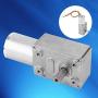 DC 12/24V Brushless Worm Motor Speed Reduction Gear Motor for Robots Locks DIY, Gear Motor 4~150Rpm (12V 90RPM)