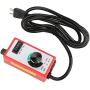 120v Governor Router, Red Variable Vent Fan Speed Adjuster, Inline Duct Fan Variable Speed Controller Motor Rheostat