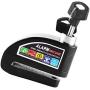 Alarm Disc Brake Lock, Motorcycle Scooter ycle Anti Theft Disc Brake Lock Security Alarming System(Black) Motorbike Alarm Motorbike Alarm