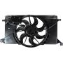 APDTY BV6Z8C607K Radiator Cooling Fan Assembly (Includes Fan Control Module, Electric Motor, Shroud) Replaces RF396, RF276, BV6Z8C607K