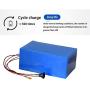 Jieoto 48V E-Bike Battery Pack 15AH/ 20AH/ 26AH/ 32AH/ 45AH/ 55AH Lithium Battery for 200W/ 350W/ 500W/ 750W/ 1000W Motor Electric Motorcycle Battery Pack with Charger
