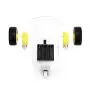 Emo Smart Robot Car Chassis Kit with Motors, Speed Encoder and Battery Box for DIY