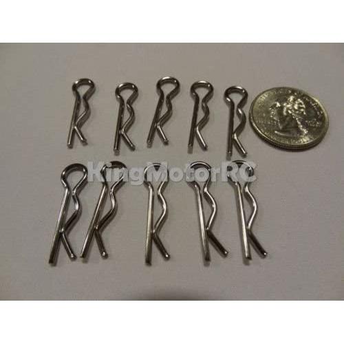 Vehicles-OCS Large Body Pins (Pack of 10) King Motor A060 Fits HPI Occus 5B 5T 5SC Buggy Truck
