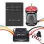 Hobby Fans F540 3930KV Sensorless Brushless Motor with 60A ESC Electronic Speed Controller Programming Card Waterproof Motor ESC Combo 3.175mm Shaft for 1/10 RC Car Truck