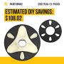 285753A Washing Machine Motor Coupler (3-Pack) by PartsBroz - Compatible Admiral Kenmore Maytag Whirlpool Washer - Replaces AP3963893 EA1485646 PS1485646 - Tested Heavy Duty Motor Coupling Replacement